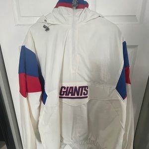 Limited edition NY Giants starter Pullover Jacket.